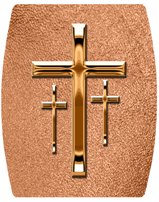 DNSHEND 517 CP SH CP Copper 3 Crosses Shimmer Copper